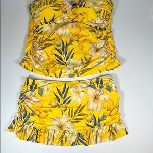 La Blanca Yellow Floral Bikini Set